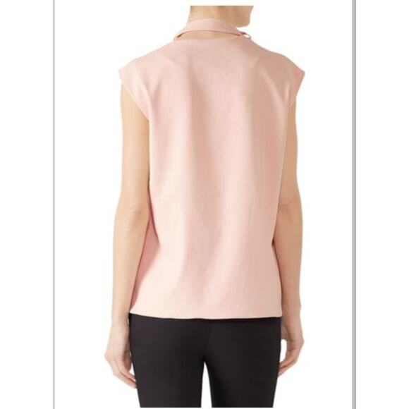 Tibi Mockneck Cap Sleeve Top Size 4 - Picture 2 of 6